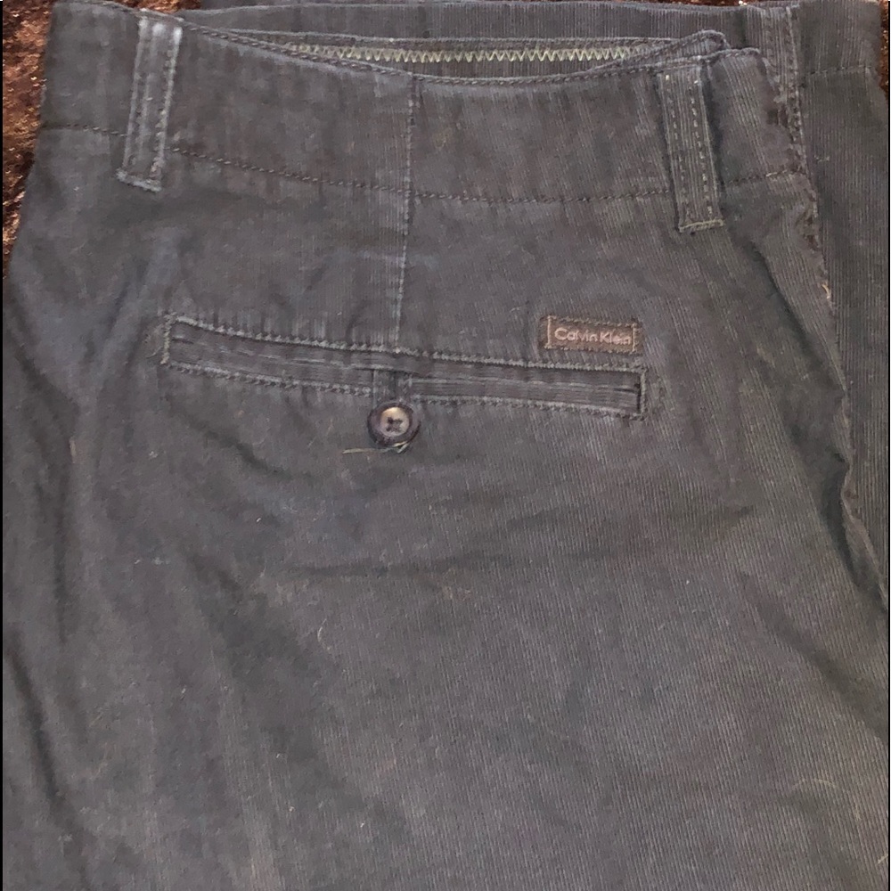 Calvin Klein Mens Dark Khakis size 36x33